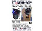 Ghostbusters Proton Pack Fancy Dress Costume