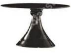 Large All Black Glass Cake Stand Large All Black Glass....