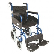  Z-Tec Folding Aluminium Transit Wheelchair with 20-Inch Seat
